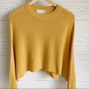 ARITZIA (WILFRED FREE) LOLAN SWEATER (golden yellow)